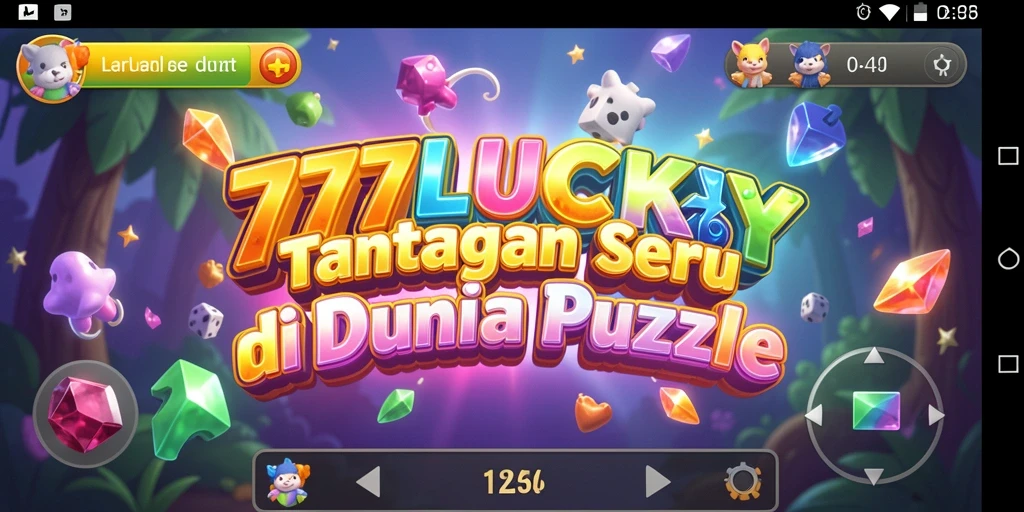 Tampilan gameplay menantang di 777LUCKY dengan beragam teka-teki.