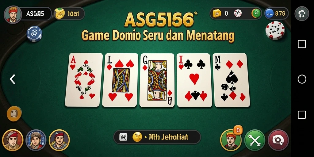Gameplay Domino seru dan menantang di ASG55.