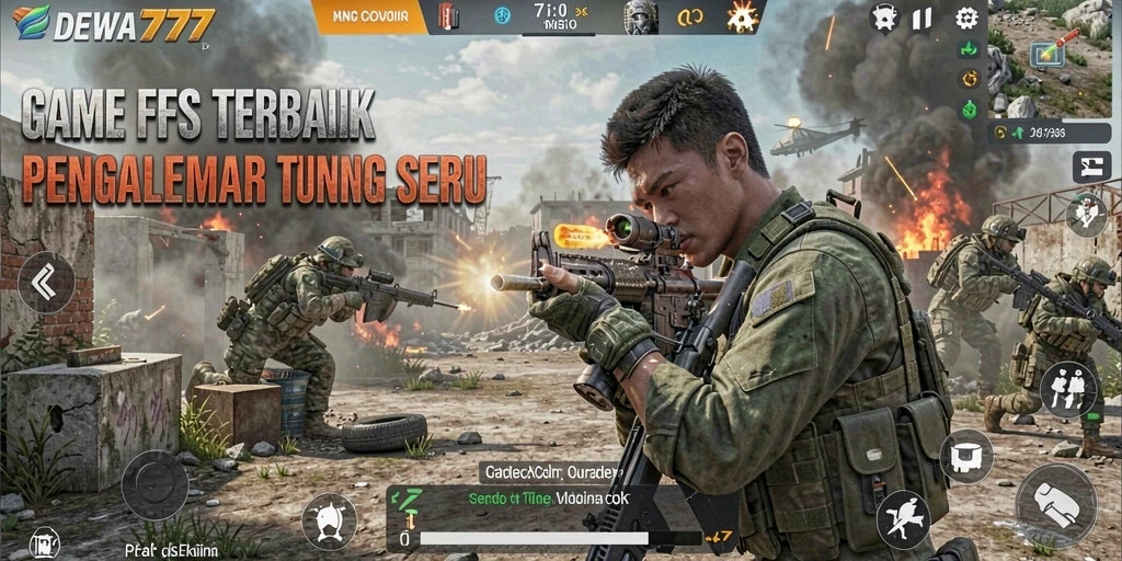 Gameplay menarik dan intens dalam DEWA777 dengan aksi tembak-menembak yang seru.