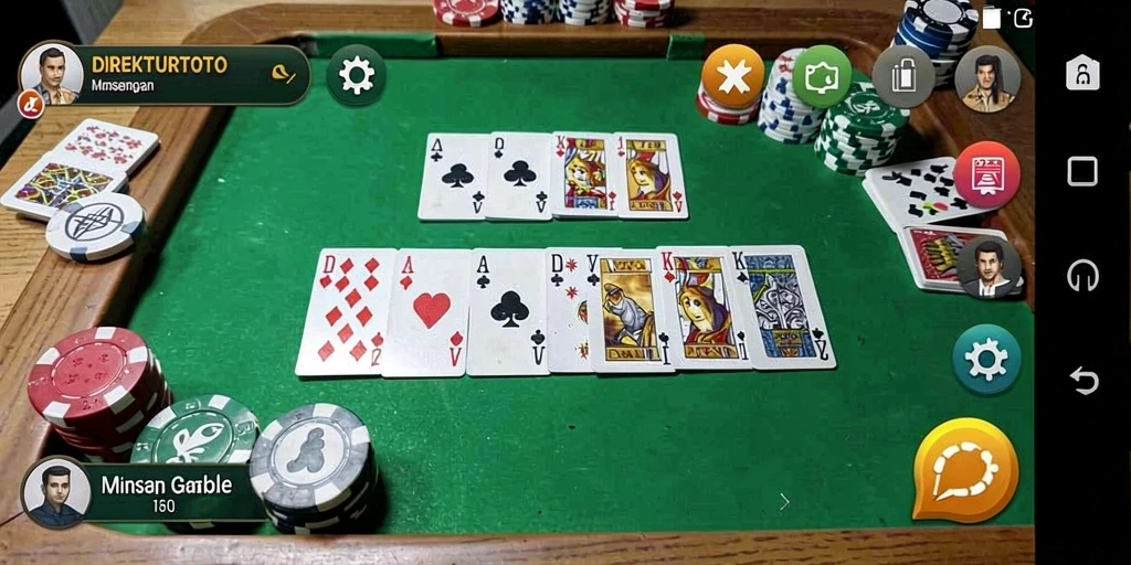 Gameplay seru dari DIREKTURTOTO dalam permainan Gaple.