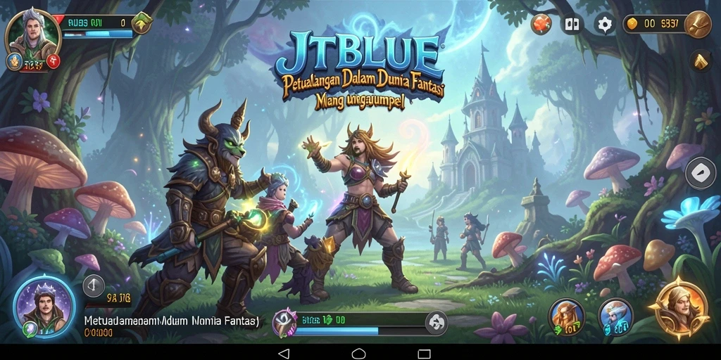 Menampilkan aksi spektakuler dalam permainan RPG yang seru.