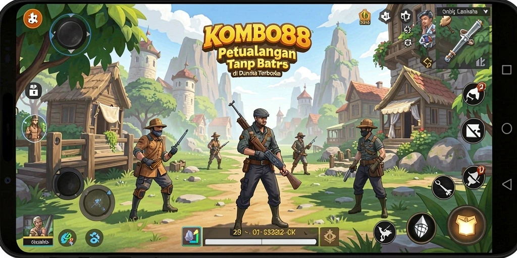 Gameplay seru dalam dunia terbuka KOMBO88 yang menakjubkan.