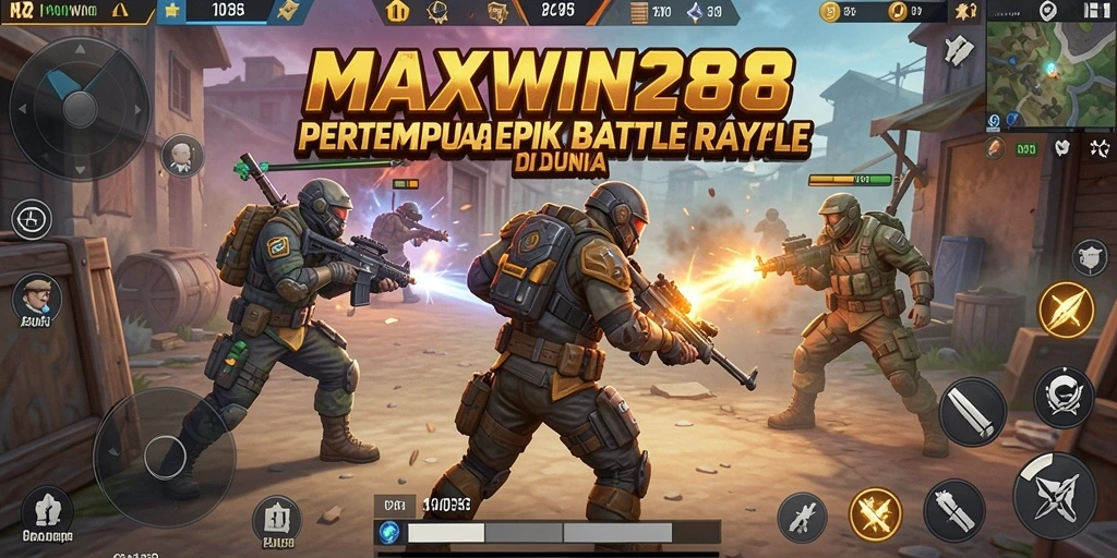 Gameplay seru di MAXWIN288 dengan pertempuran intens.