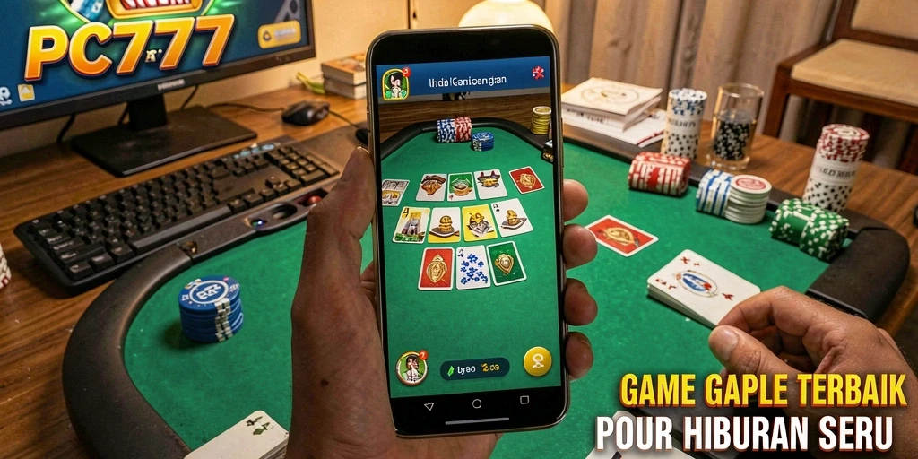 Tampilan gameplay seru Gaple di PC777 yang memikat.