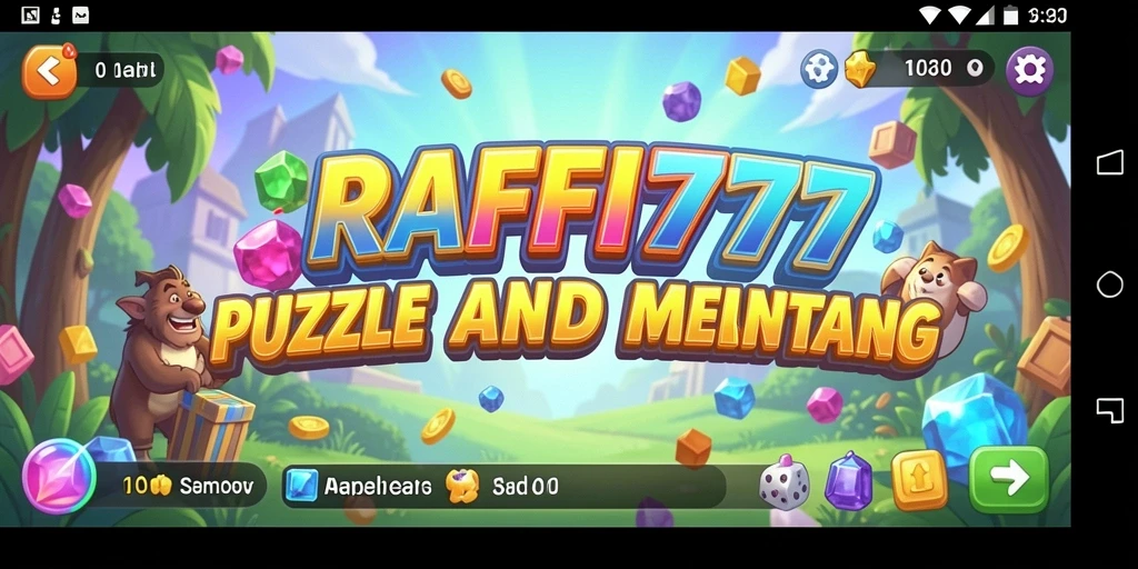 Screenshot gameplay RAFFI777 menampilkan tantangan teka-teki yang menarik.