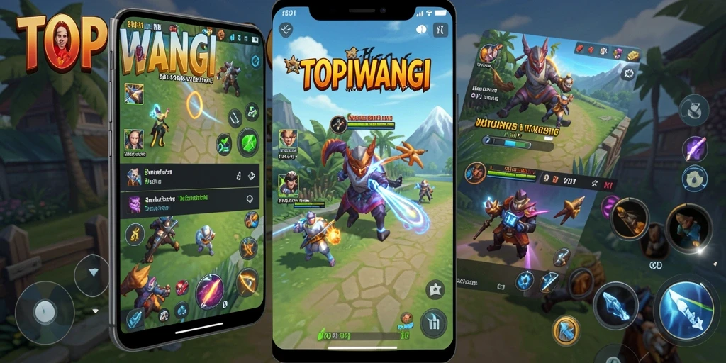 Tampilan antarmuka utama TOPIWANGI yang menarik dan fungsional.
