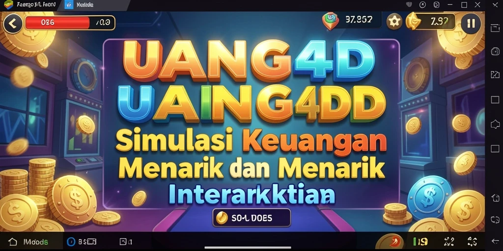 Tampilan gameplay menarik dari UANG4D tentang simulasi keuangan.